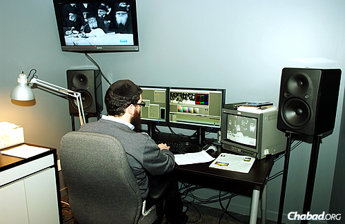 During the past 20 years, JEM has gathered, catalogued, preserved, restored and organized thousands of hours of video and audio, in addition to hundreds of thousands of photos that make up the recorded legacy of the Rebbe’s life and teachings. (Photo: JEM)