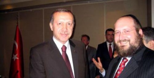 הרב מנדי חיטריק בפגישה עם ארדואן, נשיא טורקיה