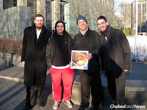 Last year, the rabbis were able to personally deliver or send handmade shmurah matzah to every known Jewish person in Iceland.