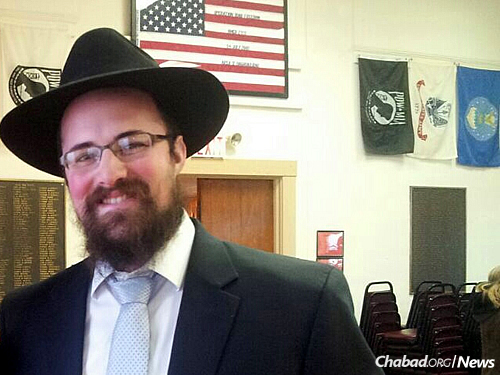 Rabbi Zalman Sandhaus, co-director of the Pardes Chabad Center for Jewish Life in Fishkill, N.Y.