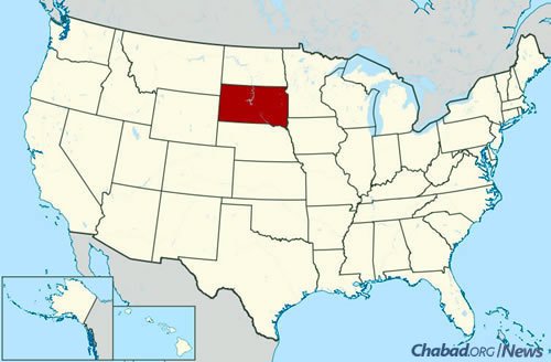 Map of the United States with South Dakota highlighted (Photo: Wikimedia Commons)