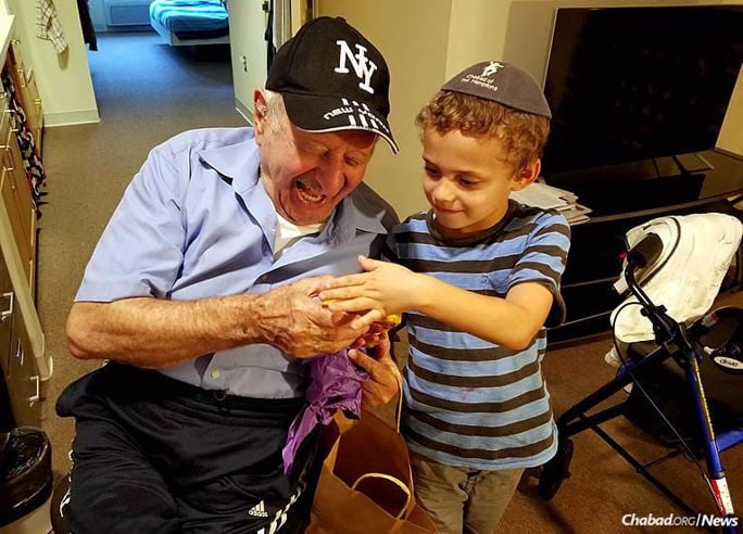 Senior Circle, a new program of Friendship Circle of Virginia, brings children from Rudlin Torah Academy in Richmond, Va., to the nearby Beth Sholom Home for weekly after-school visits that benefit both the students and the residents.