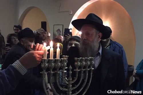 Rabbi Yitzchak Hazan, director of Chabad of Rome, grew up in Bolshevo, a neighborhood on the outskirts of Moscow. One of the places that he remembers going for the annual 19 Kislev gathering was to the home of his cousin, Rabbi Yisroel Friedman.