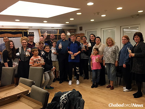 Community members of all ages contribute to the work of “Chabad Cares.”