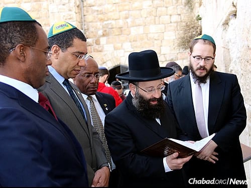 It was the Jamaican prime minister’s first visit to Israel.
